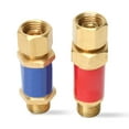 thumbnail image 3 of Pack of 2 Check Valve UNF B Size Flashback Arrestor 9/16 Inch-18 UNF Portable Welding Torch End Connector Accessories Replacing Parts, 3 of 7