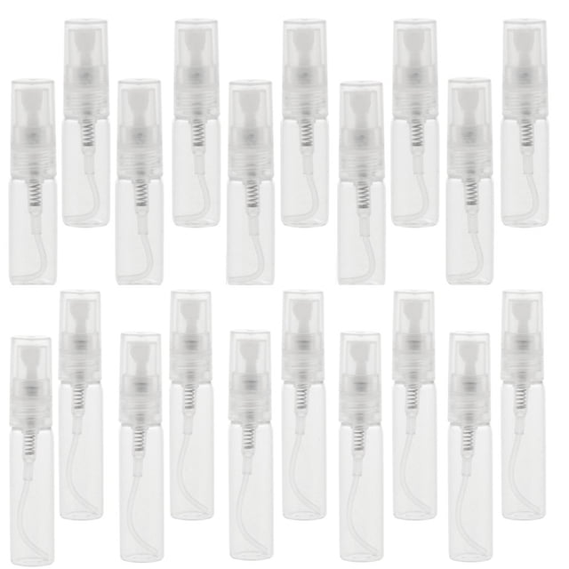 20pcs Botella de Spray de Cristal Recargable 5ml Zulema Atomizador Vacío para Viajes Fiesta Maquillaje
