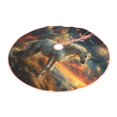 thumbnail image 2 of Bingfone Christmas Tree Skirt Mat Christmas Decoration Interior 36" -Starry Sky White Horse, 2 of 6