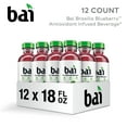 thumbnail image 3 of Bai Brasilia Blueberry Antioxidant Infused Water Beverage, 18 fl oz, 12 Pack Bottles, 3 of 13