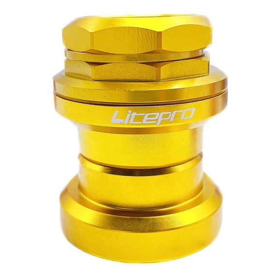MTB Bike External Headset Aluminium Alloy Folding Bike Accessories Golden