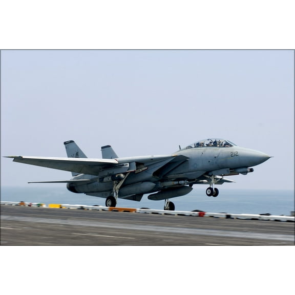 24"x36" Gallery Poster, F-14D Tomcat f-14 carrier USS Theodore Roosevelt (CVN 71)