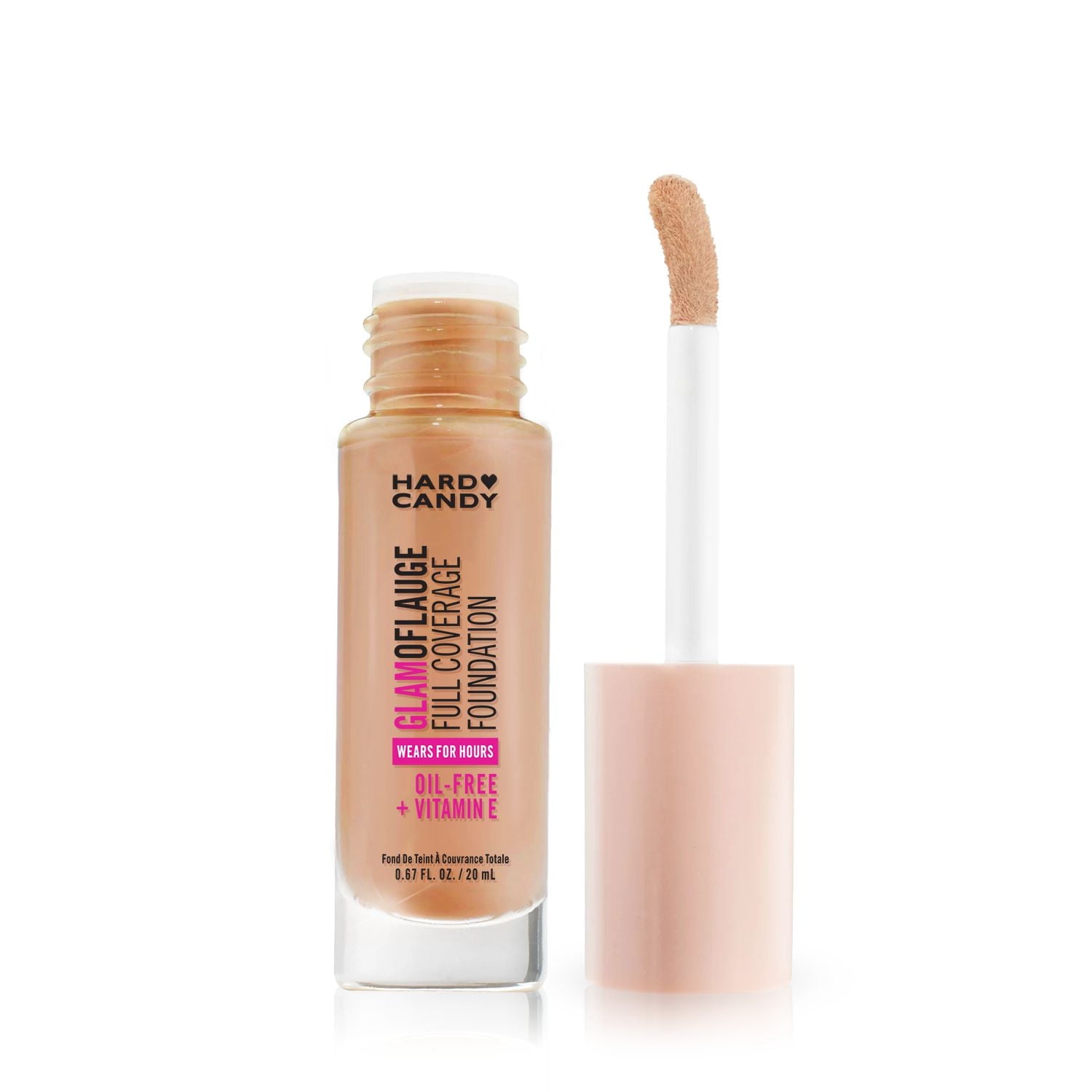 Hard Candy Glamoflauge Full Coverage Foundation, Oil-Free, 20 mL