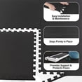 thumbnail image 6 of Stalwart 24" x 24" Black Foam Interlocking Floor Mats, 16 Pack, 6 of 13