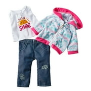 My Life As Shiny Tie-Dye Outfit for 18-Inch Doll