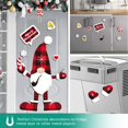 thumbnail image 4 of D-FantiX Christmas Gnomes Magnet Set, 21 Pcs Refrigerator Fridge Magnets Strong Swedish Tomte Gnome Holiday Scandinavian Magnetic Christmas Decorations for Metal Door, Cabinets, 4 of 7
