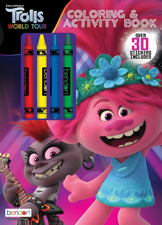 Download Bendon Publishing Trolls 2 Coloring Book With Crayons - Walmart.com - Walmart.com