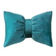 thumbnail image 1 of Pillow for Home 11x16in Petal Design Back Pillow with Bow Removable and Adjustable Styling Versatile Cushion for Vanity Headboard Car Backrest - Throw Pillow, 1 of 4