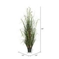 thumbnail image 3 of Vickerman 48" Artificial Potted Green Grass and Eucalyptus., 3 of 5