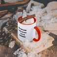 thumbnail image 5 of 3dRose, The more people I meet the more I love my Dachshund, 11oz Two-Tone Red Mug, 5 of 7