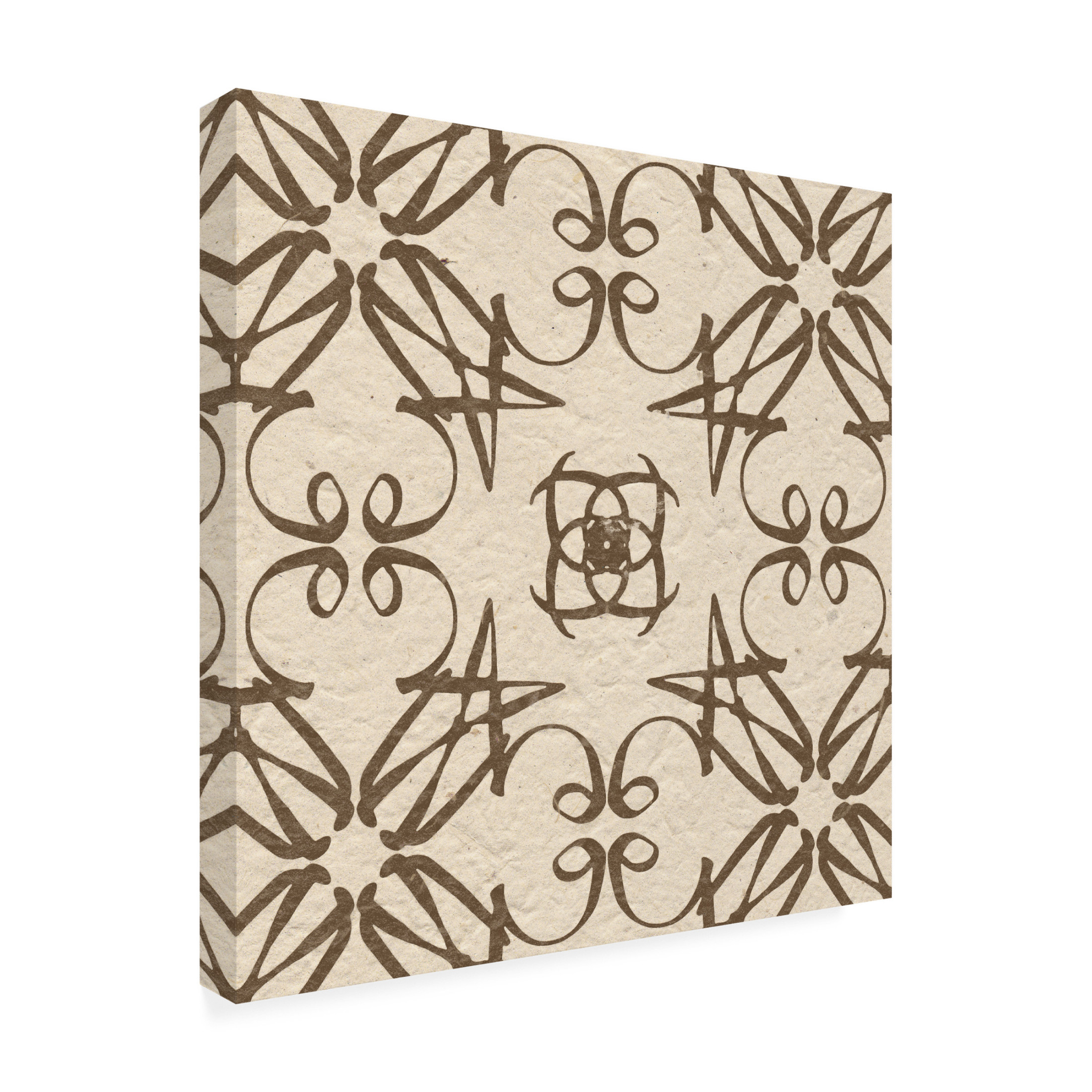 Trademark Fine Art Alonzo Saunders Motif on Cream VI Canvas Wall Art