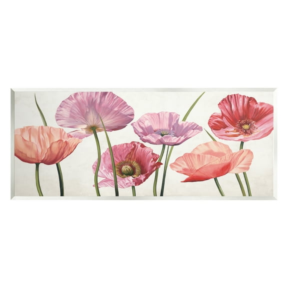 Stupell Mixed Poppies Vivid Petals Botanical & Floral Painting Wall Plaque Unframed Art Print Wall Art