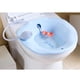 thumbnail image 4 of Lavabo del de del retrete del inodoro enjuague para Azul shamjiam Baño de asiento para baño, 4 of 7