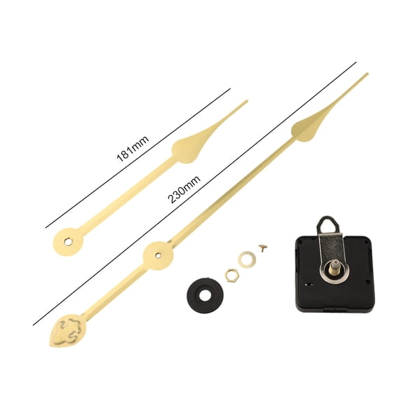 Quality Silent Quartz DIY Mechanism Movement Kits Large Long Hands Clocks Movements High Torque Wall Clocks Replacement Parts Gold 2 Smile Home