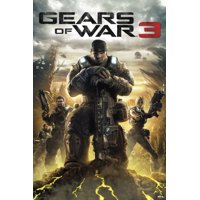 Gears of War 3 Soldiers Marcus Fenix XBox 360 Video Game Poster - 24x36 inch