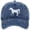 Navy blue, variant on Vintage Horse Embroidery Baseball Cap Washed Cotton Trucker Hat