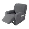 thumbnail image 1 of 4 Separate Piece Stretch Recliner Chair Cover Home Bedroom Living Room Sofa Cover Soft Protector Only Cover, 1 of 6
