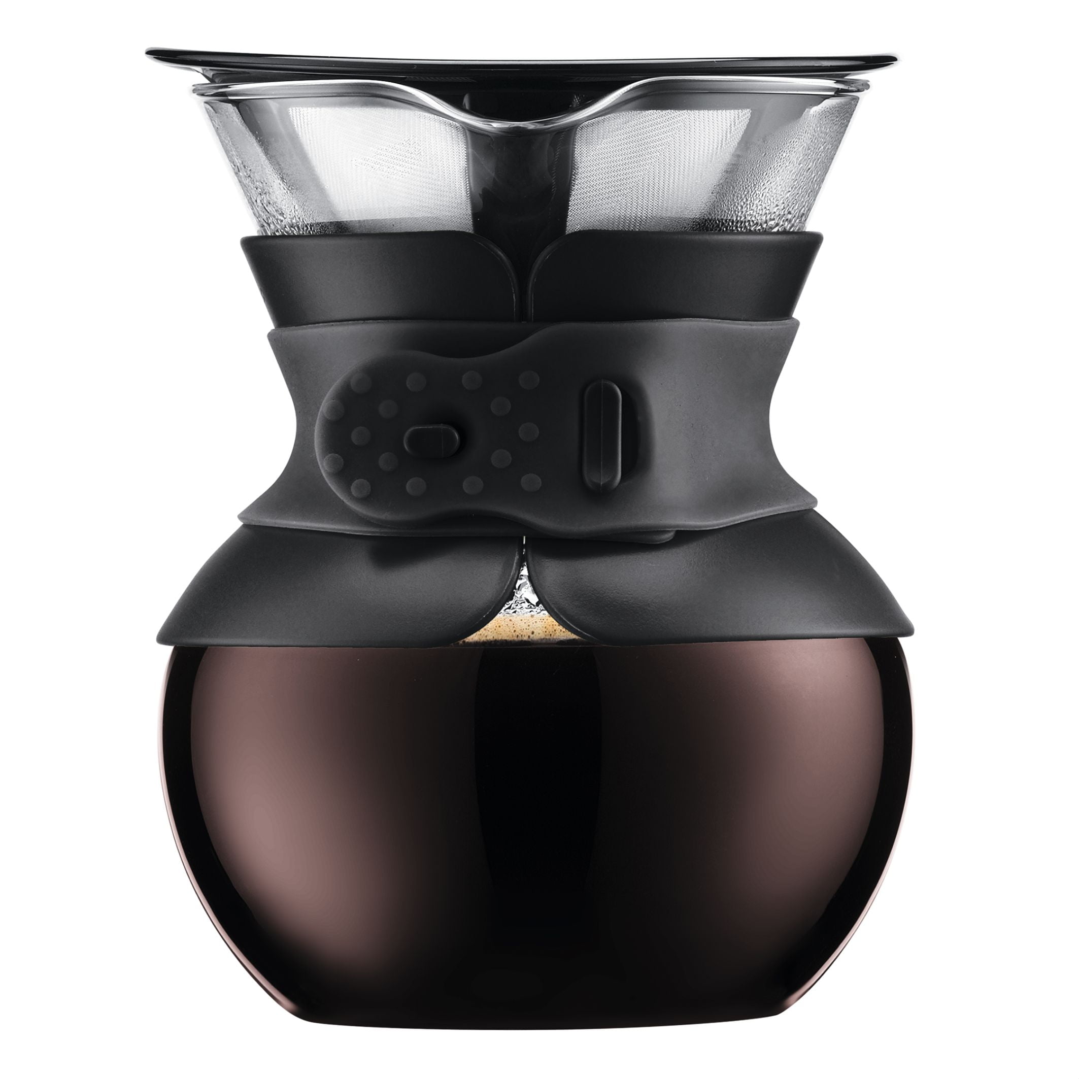 Bodum Pour Over Coffee Maker with Permanent Filter , 17 Ounce, Black