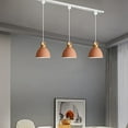 thumbnail image 4 of Kiven H-Type Track Lighting, 1-Light Modern Halo Track Pendant Light with Iron Lampshade, H Track Light Pedant for Bedroom Kitchen Island, 4 of 7