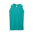 thumbnail image 2 of Augusta Girls Sleeveless V-Neck Poly/Cotton Jersey 557 Teal L, 2 of 2