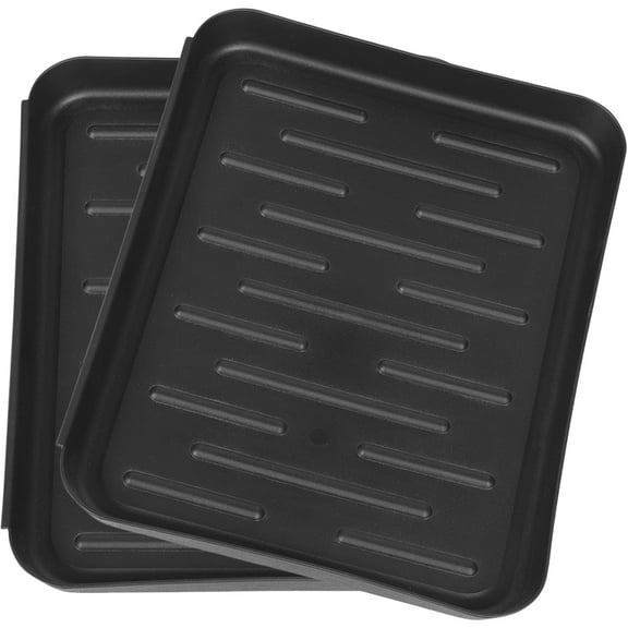 2pcs Shoe Boot Drying Tray Pet Feeding Mats Flower Pots Tray Sundries Storage Mats