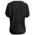 thumbnail image 6 of Lixiuxyad Stylish Women's T Shirts For Everyday Wear Casual Outings And Layering Soft Fabric Versatile Fit Wardrobe Staple Summer Tee Shirts,Black L, 6 of 6