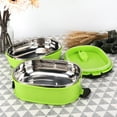 thumbnail image 3 of Insulated Lunch Box, Portable Insulation Thermo Thermal Stainless Steel Lunch Box Food Container For Outdoor Picnic, 3 of 8