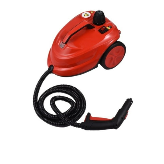 2000W Steam Cleaner With 16 Accessories 2.0L Tank, 5 Bar Pressure Deep Cleaning Rolling Steamer Cleaner For Windows Floors Cars ,Efficient Cleaning
