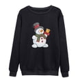thumbnail image 4 of EGNMCR Chandails à Capuchon pour Femmes, Chandails pour Femmes, Chandail à Manches Longues Décontracté Uni de Noël à la Mode à Col Rond, Tunique Chandail Sans Capuche, Chemisier pour Femme, 4 of 4