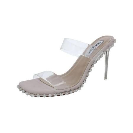 

Steve Madden Womens Solidify Rhinestone Square Toe Dress Sandals