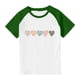 thumbnail image 3 of Blusas y camisas de manga corta con cuello redondo para niños y niñas, blusa de manga corta con estampado de cuello redondo, 3 of 7