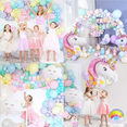 thumbnail image 5 of Globos De Unicornio 3d P/decoración De Fiesta De Cumpleaños, 5 of 5