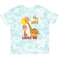 thumbnail image 3 of Inktastic My Mimi Loves Me Giraffe Boys or Girls Toddler T-Shirt, 3 of 5