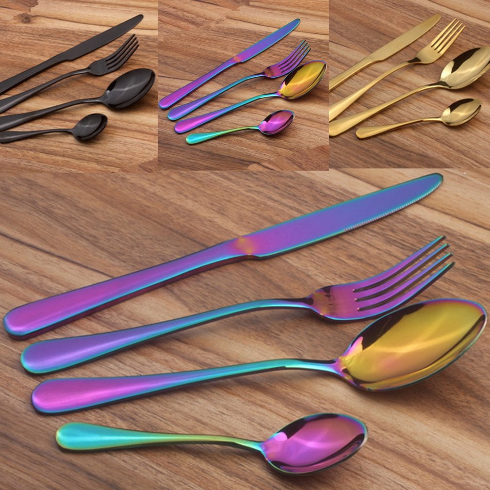 Stainless Steel Tableware Suit Knife+Fork+Spoon WesternStyle Dinner