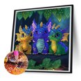 thumbnail image 2 of Pintura de diamante 5D DIY Taladro en forma especial parcial Dragón Decoración para el hogar (YN065) Hugtrwg Para estrenar, 2 of 9