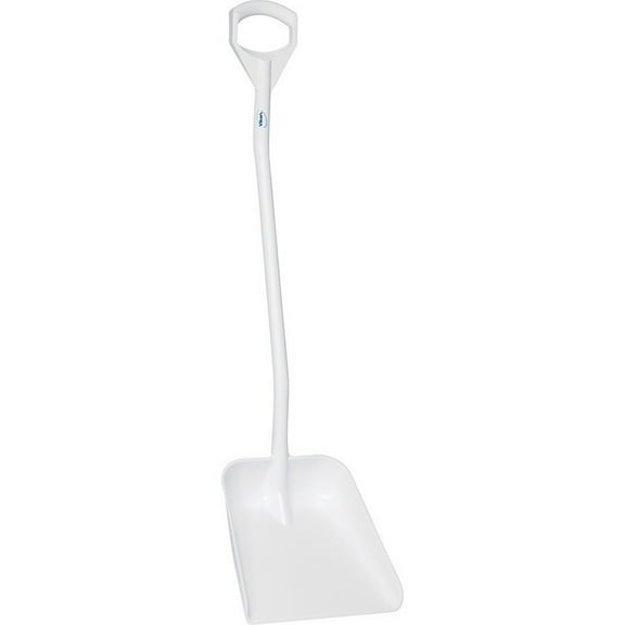 Vikan 5601 Ergonomic Shovel - Large Blade-White