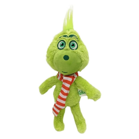 11.8 Inch Christmas Plush Toy Green Monster Doll,Funny Thief Stole Elf Stuffed Plush Toy,Suitable for Christmas Decorations/Kids Gifts (11.8 Inch-a02)
