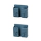 thumbnail image 3 of Toystoory Caja de almacenamiento para teléfono Organizador de control remoto montado en la pared Soporte de carga móvil de plástico, azul azul 2piezas Toystoory CBP070587, 3 of 6