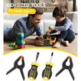 thumbnail image 6 of DOWELL Kids Tool Set with Tool Bag Including Real Metal Hand Tools for Boys & Girls, Children & Junior Learning Repair Kit for Home DIY, Age 8+, 6 of 7