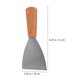 thumbnail image 2 of 2 UNIDS Pequeña Cuchara de Pincho Hogar Hogar Herramienta de la Hornada Occidental Acero Inoxidable Triangular Steak Chocolate P HOMEMAXS 15807987-MX, 2 of 6
