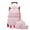 Pink, variant on lvyH Rolling Backpack 3pcs Wheeled Backpack Lightweight Schoolbag Set with Lunch Bag Pen Case,Purple