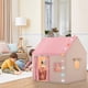 thumbnail image 5 of Tienda de campaña grande para niños con colchoneta. Ideal para jugar en interiores y exteriores. Para niños y niñas a partir de 3 años. Tienda de campaña tipo castillo para niños pequeños. Medidas: 12, 5 of 9
