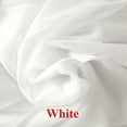 thumbnail image 2 of Extra Long Sheer Voile Curtain Panel Custom Made Length for high Ceiling 2 Story. (12 ft, White), 2 of 2