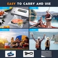 thumbnail image 6 of INKBIRD Rechargeable Cordless Vacuum Sealer Machine with 20Ft Bag Storage and Cutter, 5 Food Modes with Starter Kits, Portable & Airtight Vacuum Food Sealer for Camping Fishing Picnic, 6 of 6