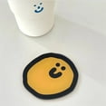 thumbnail image 4 of Cute Smiley Cartoon Acrylic Coaster Cup Mat Pad Mug Holder Mat Coffee Drinks Placemats Heat-resistant Bowl Pad, 4 of 10