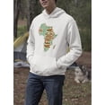 thumbnail image 2 of African Map Made With Names Hoodie Men -Image by Shutterstock, Male Large, 2 of 4