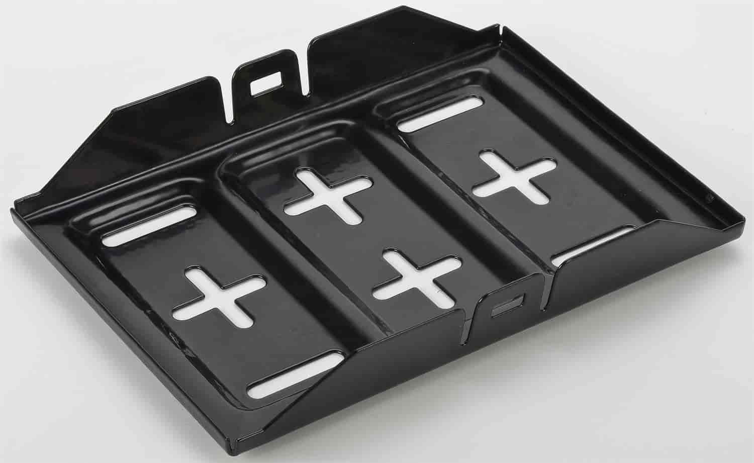 Replacement Parts JEGS 10265 Stainless Steel Battery Tray Kit Batteries