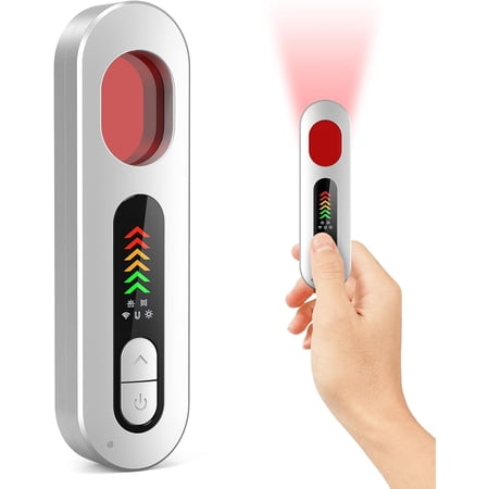 Hidden Camera Detectors, GPS Tracker Detector, 2025 New Portable Anti Spy Camera Finder, Rf Wireless Signal Scanner, Infrared Listening Devices Detector, 6 Levels Sensitivity 5 Modes for Travel, Home