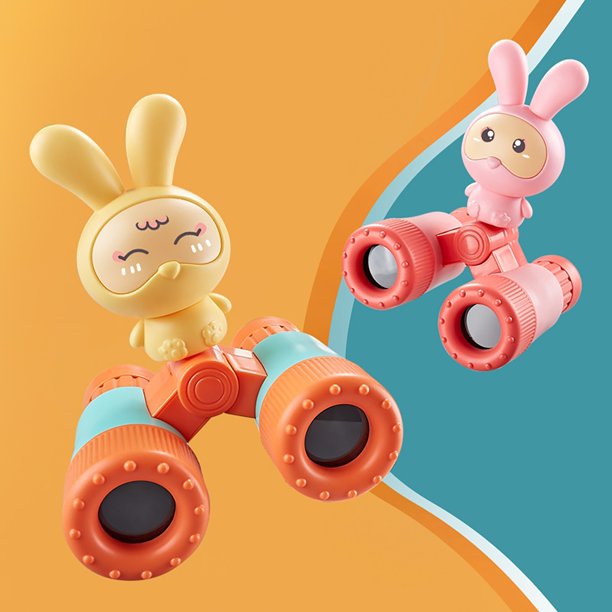 Fiudx Liquidación De Ofertas Flash Binoculares Juguetes Para Niños Alta Definición Alta Potencia Espejo 8X Pequeños Binoculares Portátiles Para Exteriores, Niños Y Niñas Regalos De Navidad Regalos De
