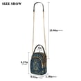 thumbnail image 2 of FORMRS Crossbody Bag for Women Quilted Travel Shoulder Cell Phone Purse with Chain Strap Handbag, Shadowy Forest Pattern, 2 of 7